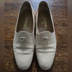 Chanel Loafers with Gold CC's